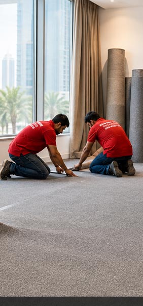 Wall to Wall Carpet in Dubai Fixing